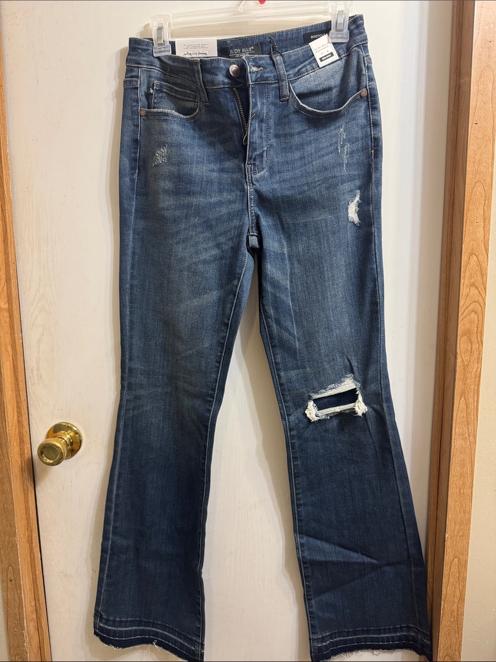 Judy Blue Dark Blue Distressed bootcut Jeans